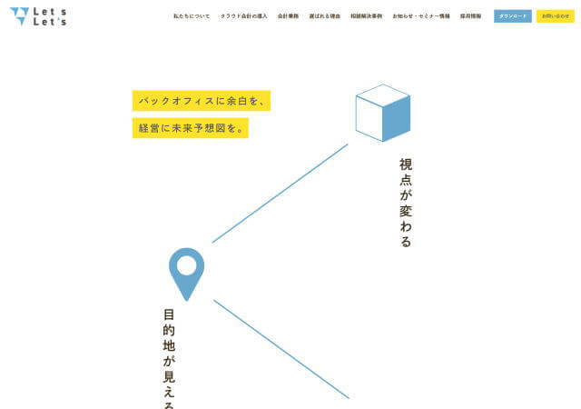 税理士法人Letsのホームページ