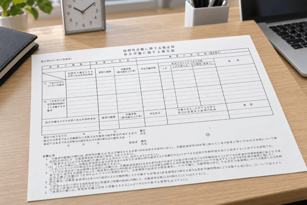 36協定を届け出ずに残業させていたら？会社が確認したい初動と届出の進め方